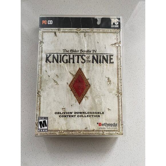 The Elder Scrolls IV - Knights of the Nine - PC / CD-ROM - Oblivion - With Map - Picture 1 of 3